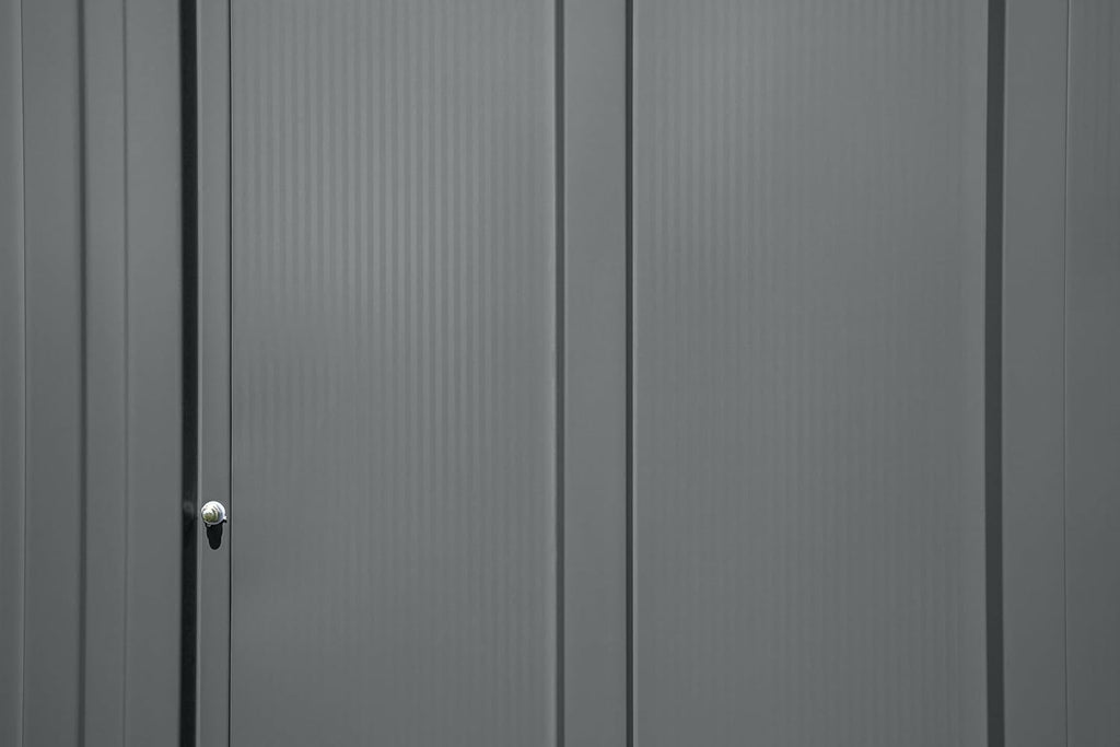 Arrow Sheds 6' x 4' Outdoor Steel Storage Shed, Grey