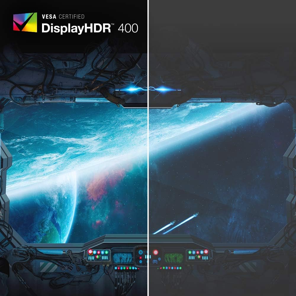 acer Nitro XZ272 Pbmiiphx 27' 1500R Curved Zero Frame Full HD (1920 x 1080) Gaming Monitor with AMD Radeon FreeSync Technology, 165Hz, VESA Certified DisplayHDR 400, (Display Port & 2 x HDMI Ports)