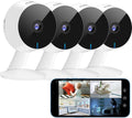 LaView 8MP 4K Cameras for Home Security Indoor,Home Security Camera for Baby/Elder/Pet/Nanny,Baby Cam Starlight Sensor Color Night Vision,US Cloud Service,Compatible with Alexa