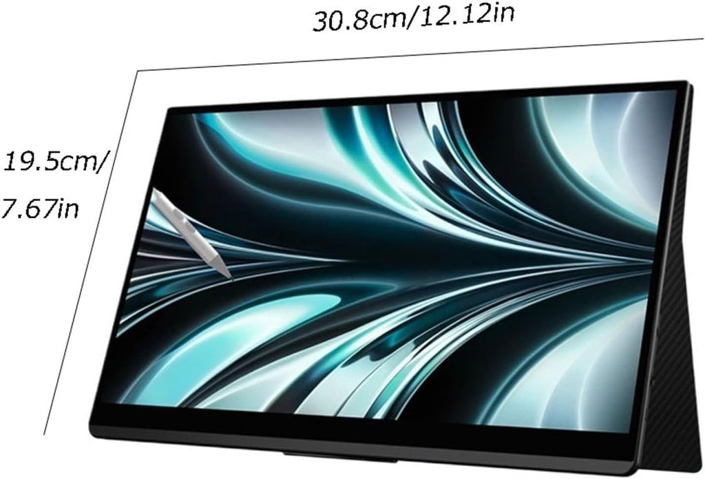 Travel Screen 13.3' IPS Portable Monitor OLED Touch Monitor Cell Phone Secondary Screen 3840 * 2160 Resolution Office Game External Screen Gaming