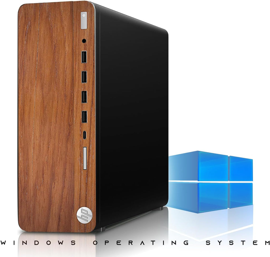 HP Dark Dual Premium Desktop Computer PC – AMD Processor,16GB RAM,512GB SSD,32 Inch Curved Monitor,RGB Keyboard with AI Copilot Key and Mouse,RGB Soundbar,Windows 11(Renewed)