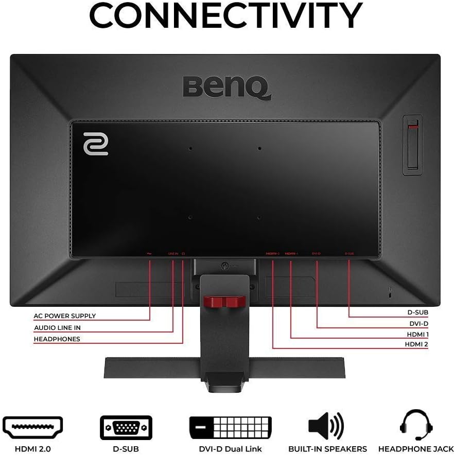 BenQ ZOWIE RL2755 27 inch 1080p Gaming Monitor | 1ms 75Hz | Black Equalizer & Color Vibrance for Competitive Edge (Renewed)