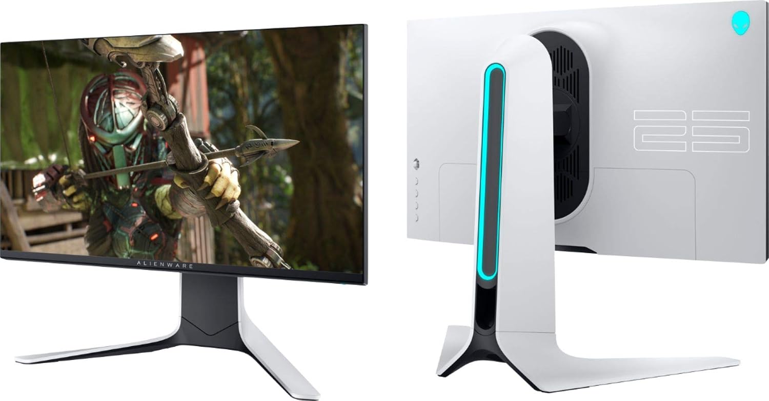 Alienware 24.5' IPS LED FHD FreeSync & G-SYNC Compatible Monitor (DisplayPort, HDMI, USB) - AW2521HFL - Lunar Light