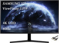 Samsung 32' ViewFinity UJ59 Series LED Monitor, 4K UHD (3840x2160), 60Hz, FreeSync, HDMI, Display Port, Eye Saver,Flicker Free Mode, Dark Gray, with GSF HDMI Cable