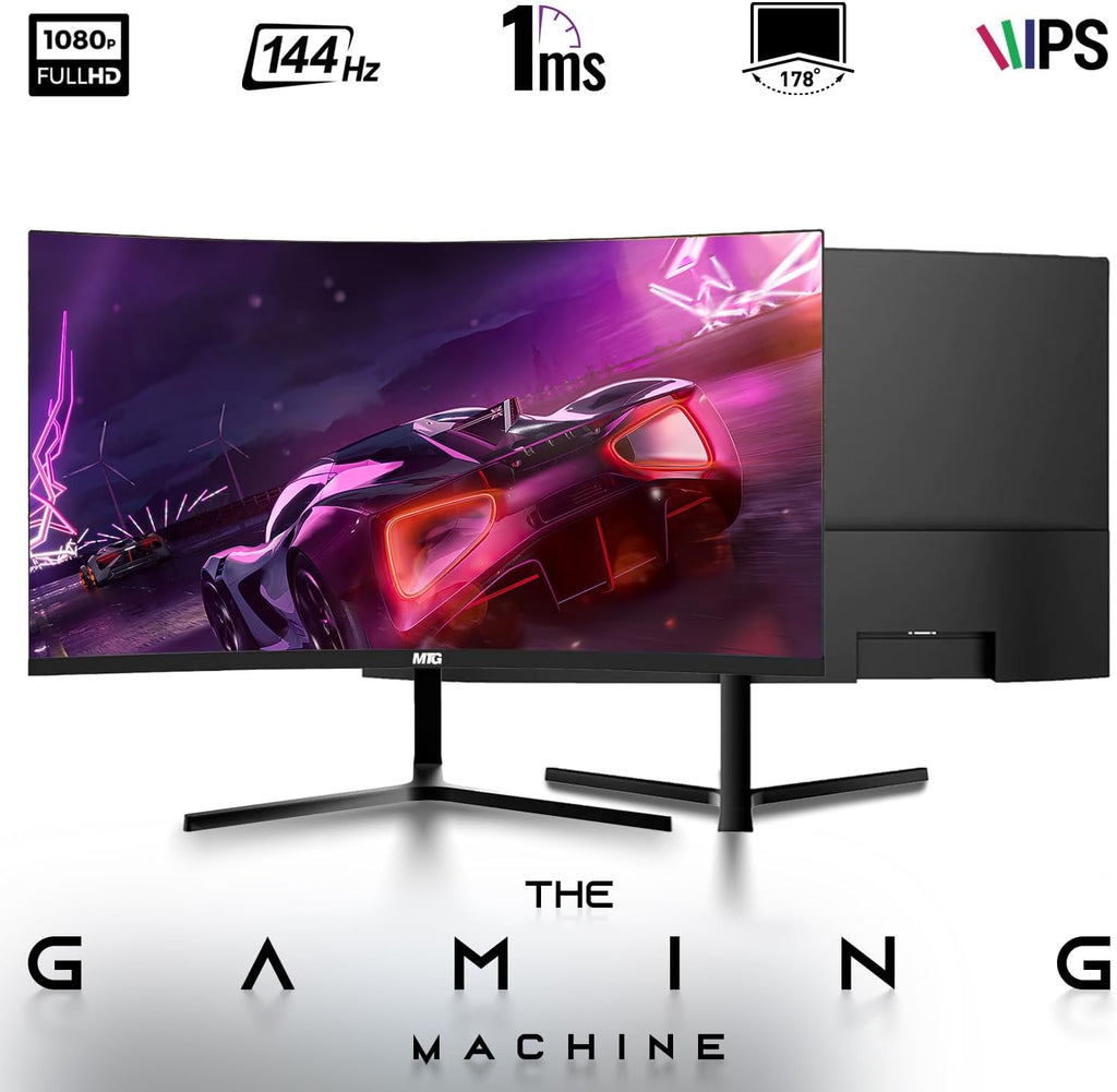 Dell Desktop PC Gaming Bundle - Core i7, 16GB RAM, 1TB SSD, 27-inch Curved Monitor, GT 1030, RGB Keyboard with AI-Enhanced Copilot Key and Mouse, RGB Headphone, Webcam, Wi-Fi, Windows 11 Pro(Renewed)