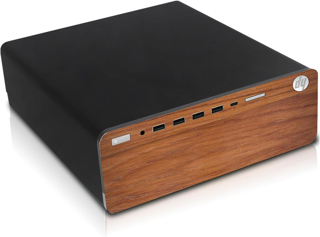 HP Dark Dual Premium Desktop Computer PC – AMD Processor,16GB RAM,512GB SSD,24 Inch Curved Monitor,RGB Keyboard with AI Copilot Key and Mouse,RGB Soundbar,Windows 11(Renewed)