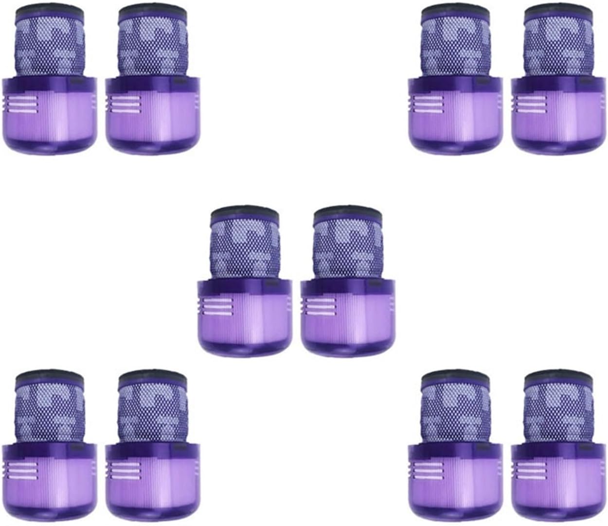 TEidea Dust Collection Box Accessory, Compatible for Dyson V11 Vacuum Cleaner, Dust Collection Cup, Filter Barrel (Color : 10pcs)