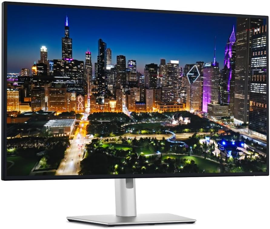 Dell UltraSharp 32-inch 4K Thunderbolt Hub Monitor with 120Hz and 140W PD (IPS Black) - U3225QE (Renewed)
