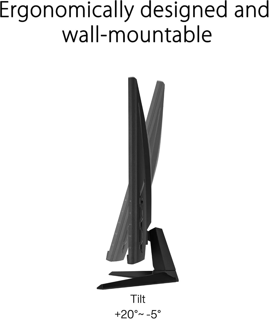 ASUS TUF Gaming 31.5' 1440P HDR Monitor (VG32AQA1A) - QHD (2560 x 1440), 170Hz, 1ms, Extreme Low Motion Blur, FreeSync Premium, DisplayPort, HDMI, HDR-10, Shadow Boost, VESA Wall Mountable (Renewed)