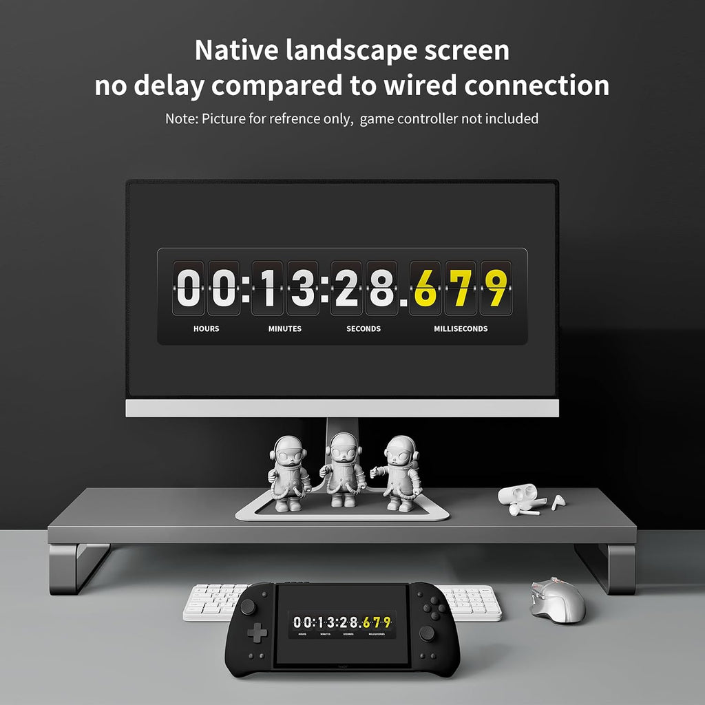 7' 60Hz Streaming Gaming Handheld 0 Latency 100ft Wireless Game Console Screen for PC,Xbox,PS5/4,Switch,Portable Monitor Touchscreen USB C HDMI External Gaming Monitor(V3)