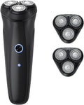 Electric Razor for Men, Electric Shaver For Men Rechargeable Cordless 3D Rotary Electric Razor Pop-up Beard Trimmer Face Shaving Machine