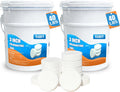 TABIT 80 lbs Chlorine Tablets 3 Inch for Swimming Pools – Slow Dissolving & Long Lasting – 99% Available Chlorine Tri-Chlor – Kills Bacteria & Stops Algae – 2 x 40 lb Buckets