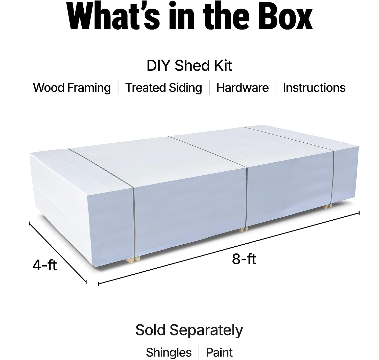 Handy Home Products Windemere 10x12 Do-it-Yourself Wooden Storage Shed with Floor, Beige