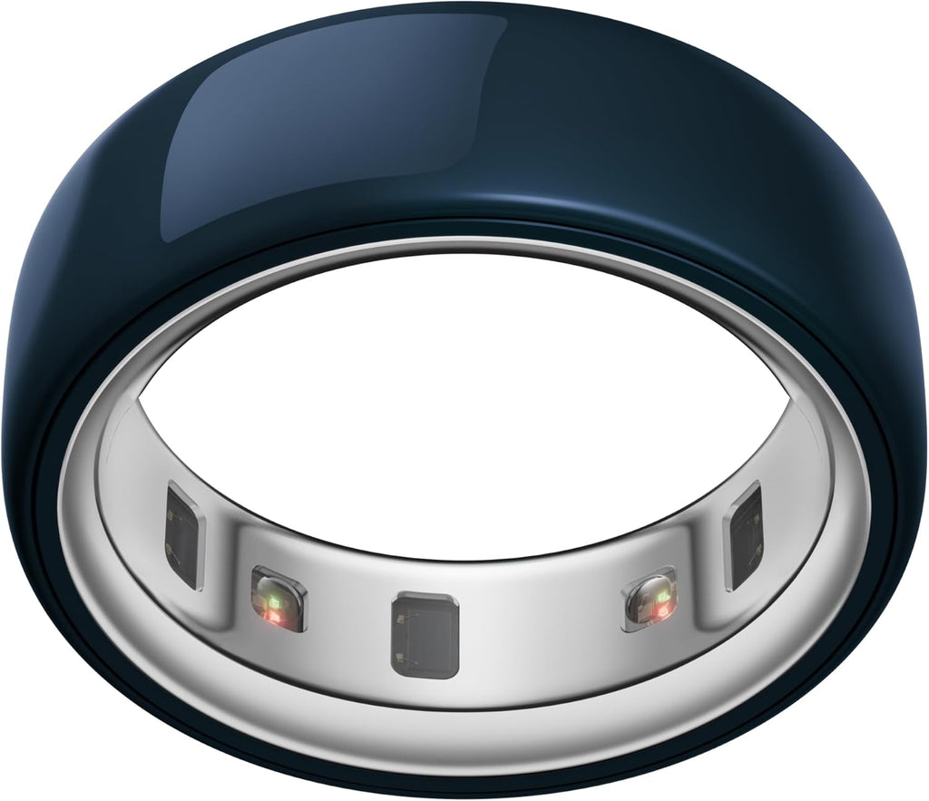 Oura Ring 4 - Ceramic Midnight - Size 9 - Sleep, Activity, Women's Health, AI Advisor, Up to 8 Days of Battery Life, Size Before You Buy, Android & iOS Compatible