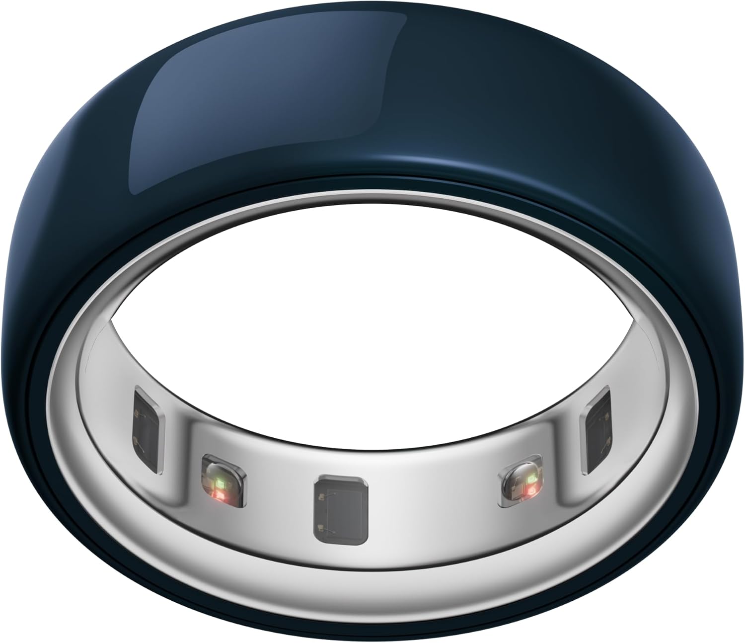Oura Ring 4 - Ceramic Midnight - Size 9 - Sleep, Activity, Women's Health, AI Advisor, Up to 8 Days of Battery Life, Size Before You Buy, Android & iOS Compatible