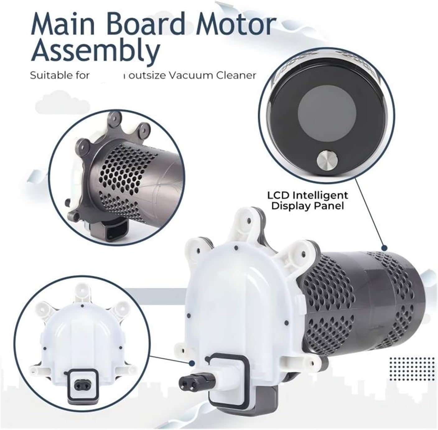 Main Body Replaceparts Board Motor Assembly，Compatible for Dyson，V11 Outsize SV16 SV29 Vacuum Cleaner Parts Host Handle Shell(Motor)