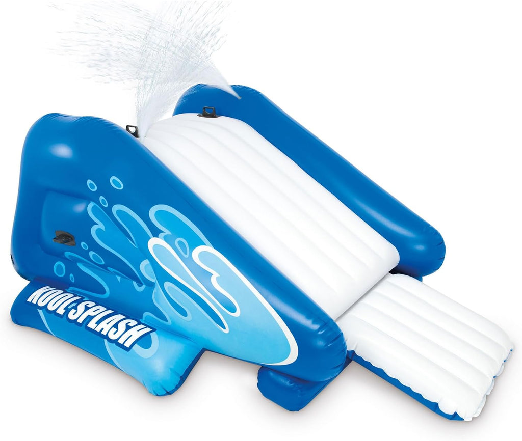 Intex 2-Pack Water Slide with Built-in Sprayers, Kool Splash Inflatable Play Center Swimming Pool Slide for Kids and Adults, Age 6 and Up