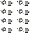 8Pcs Charger，Compatible For Dyson，V10 V11 Vacuum Cleaner Power Cord Adapter Replaceable Parts EU Plug