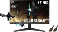 LG 27 inch Ultragear Gaming Monitor, FHD (1920 x 1080) Display, 165Hz, 1ms, AMD FreeSync Premium, Black Stabilizer, 3-Side Virtually Borderless Screen, with 5ave HDMI Cable