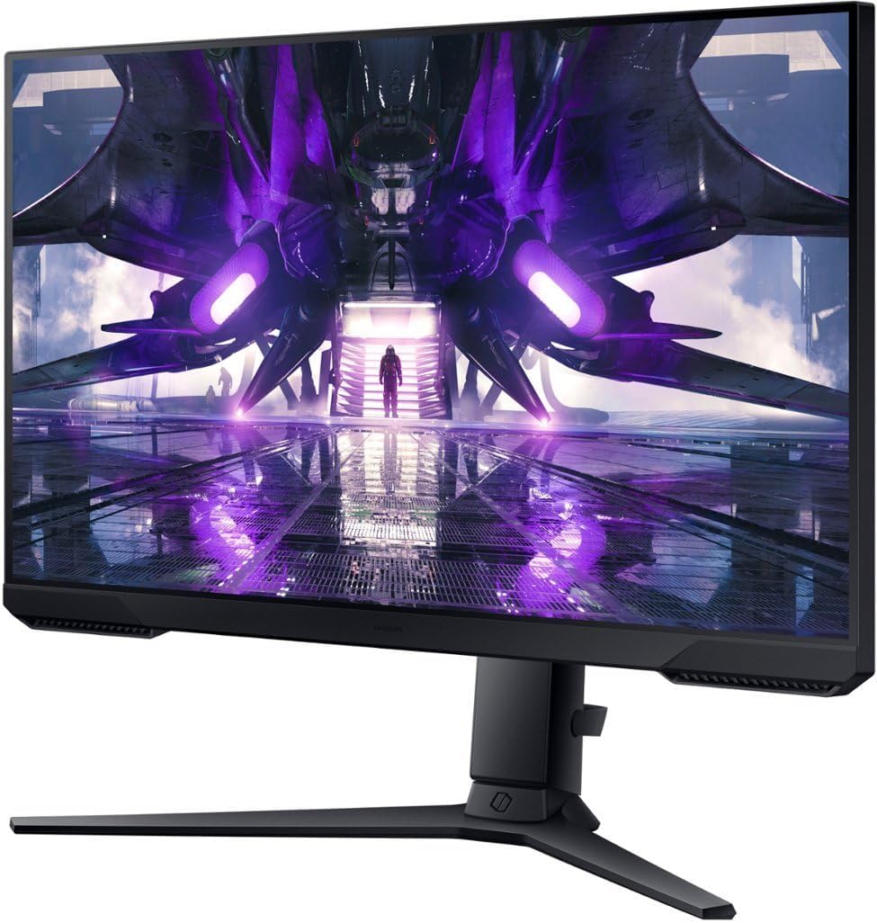 Samsung 27' Odyssey G Series FHD Gaming Monitor, 165Hz, 1ms, VESA Mount Capability, Eye Saver Mode, FreeSync Premium,Height Adjustable Screen, Black, with GSF HDMI Cable