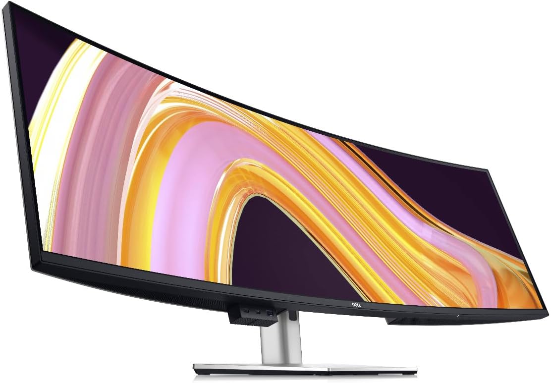 Dell UltraSharp U4924DW 49' Dual Quad HD (DQHD) Curved Screen Edge WLED LCD Monitor - 32:9,Black