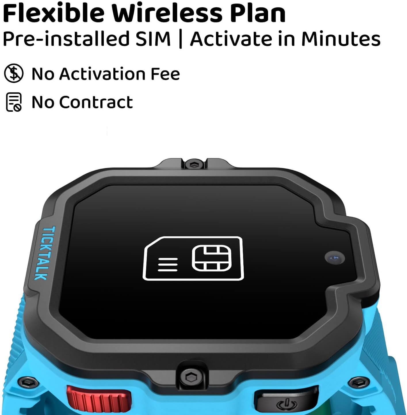 TickTalk 5 Kids Smart Watch with GPS Tracker, Voice & Video Calling, Texts, SOS & Parental Controls | Safe 4G LTE Smartwatch with Free Music, Reminders & School Mode for Boys & Girls Ages 3-12