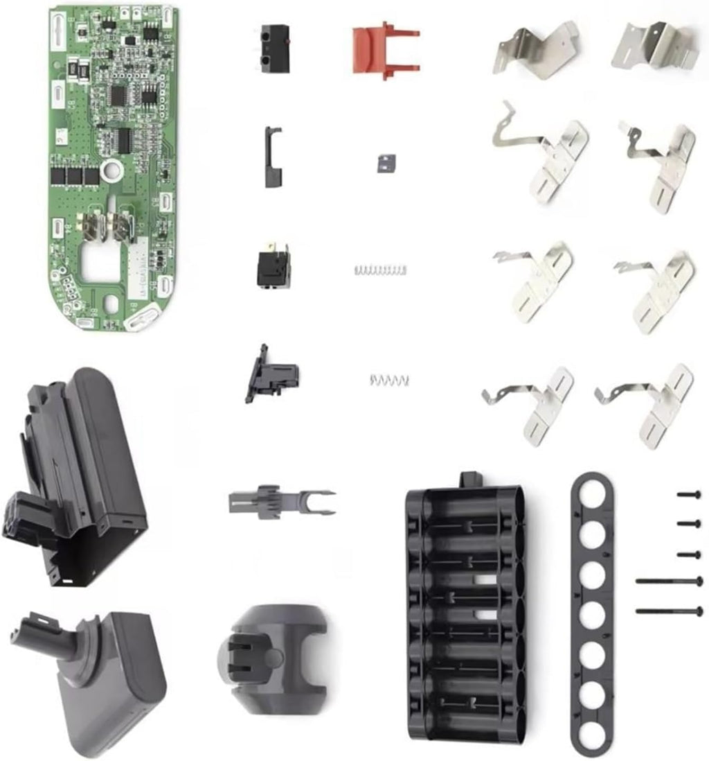 Compatible For Dyson， V11 Vacuum Cleaner Accessories Battery PCB Board Protection Board Plastic Shell Sheet Battery Material(1set)