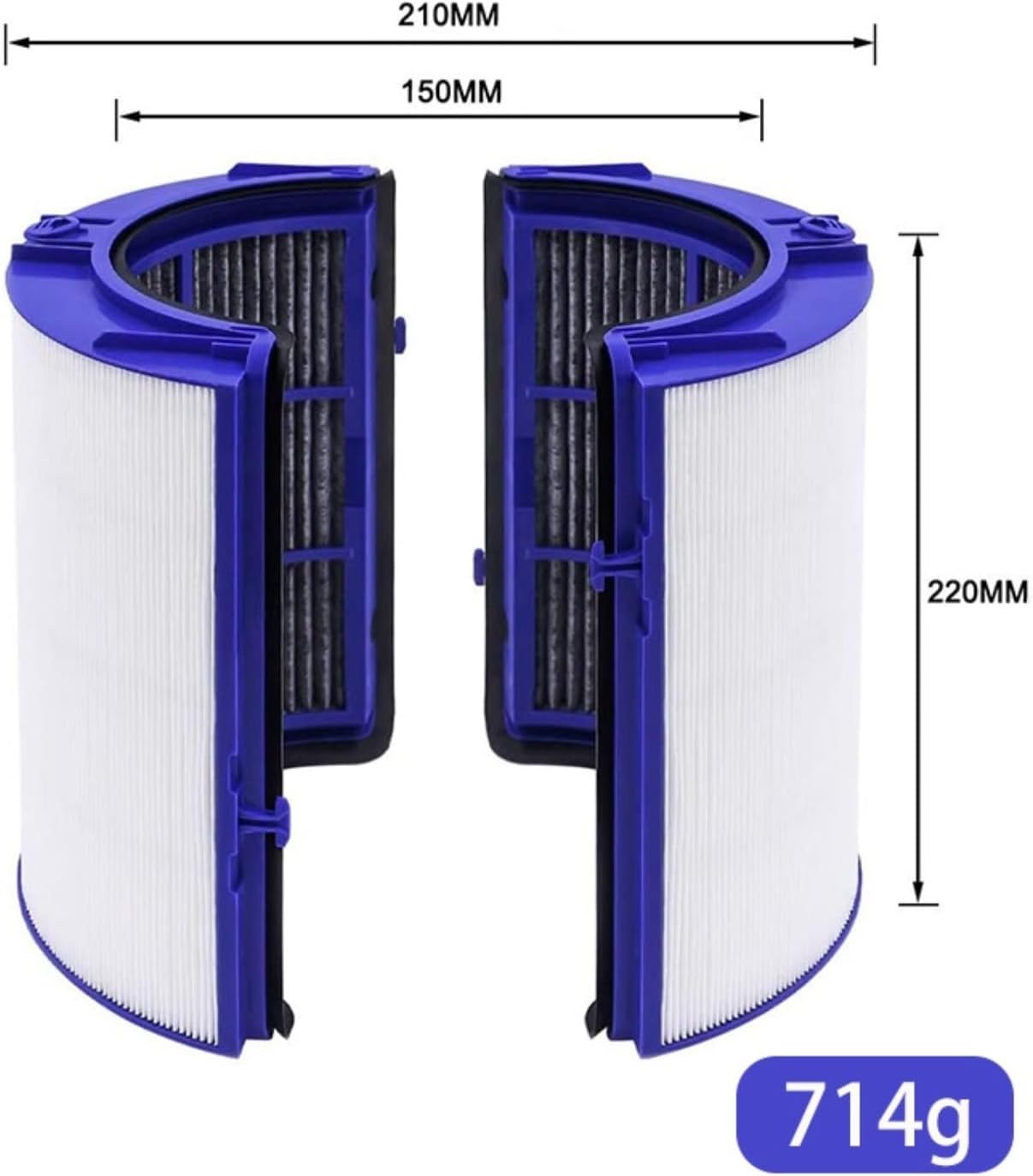 Air Purifier Compatible，Compatible For Dyson TP06 HP06 TP09 TP07, Replacement Filter Home
