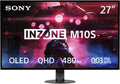 Sony (Refurbished SDM27Q10SB 27 inch INZONE M10S OLED QHD 1440p HDR 480Hz Gaming Monitor (Renewed)
