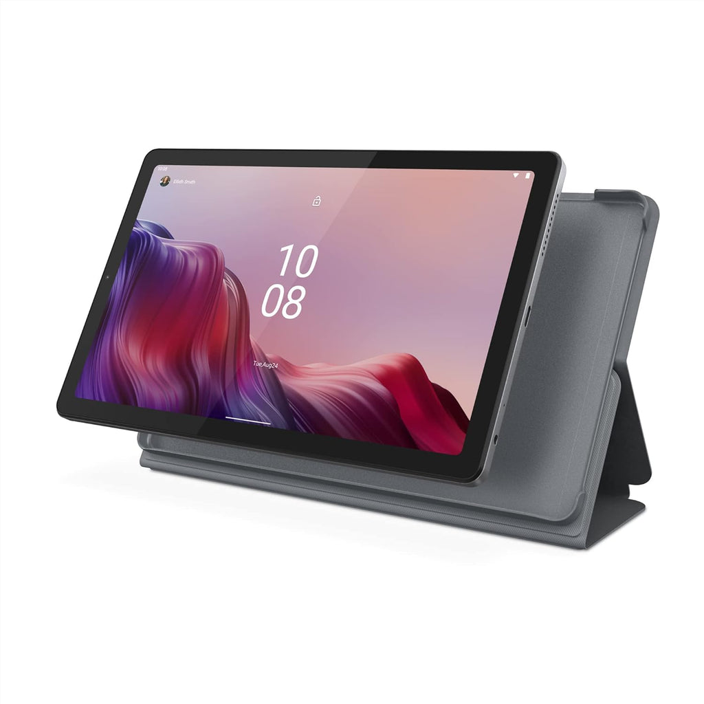 Lenovo Tab M9-2023 - Tablet - Long Battery Life - 9' HD - Front 2MP & Rear 8MP Camera - 3GB Memory - 32GB Storage - Android 12 or Later - Folio Case Included,Gray