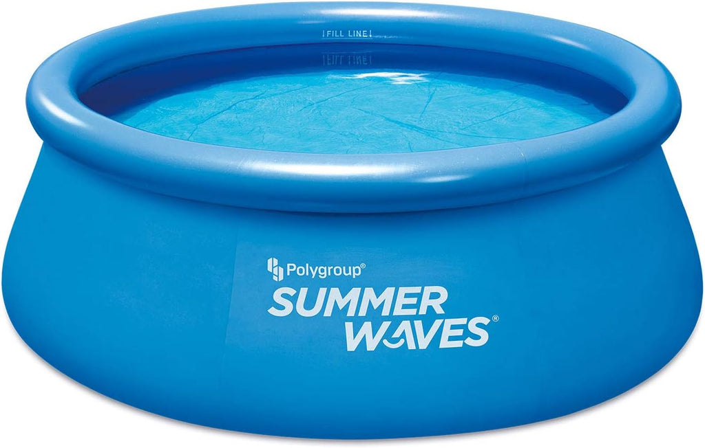 Summer Waves 8'x30' Quick Set Ring Above Ground Pool with RX330 Filter Pump w/GFCI, I Type Filter Cartridge