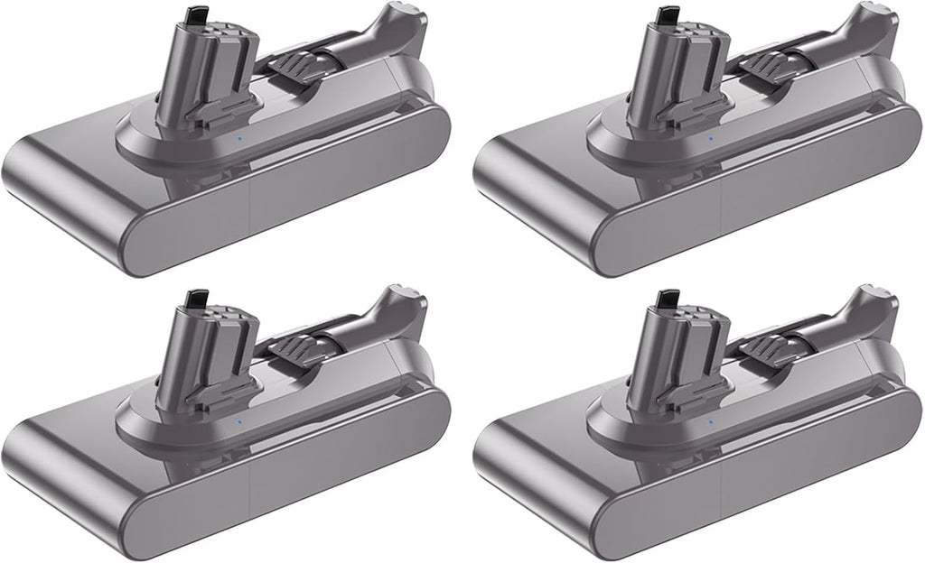 OUTMX 25.2V 6000mAh Compatible for Dyson Battery V11 Vacuum Cleaner - Clip Type Replacement Batteries(4Pcs 6000mAh)