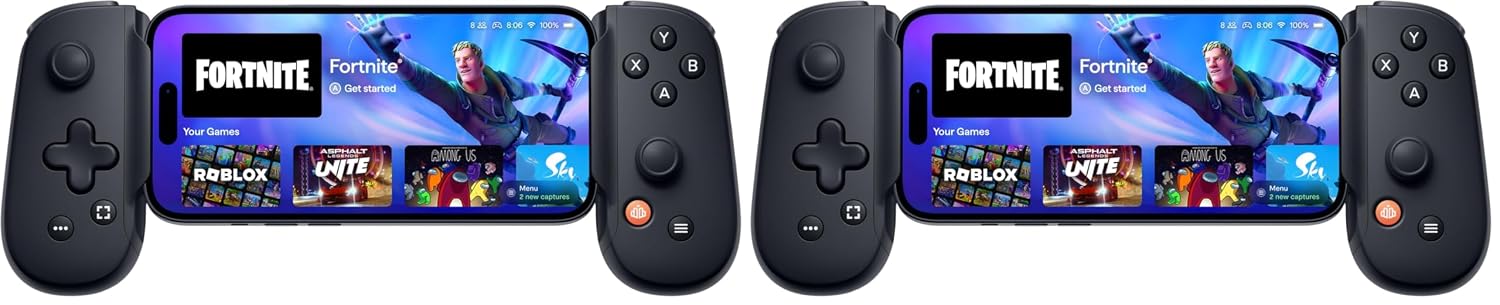 BACKBONE One Mobile Gaming Controller for iPhone 14 & Older (Lightning) 2nd Gen, Phone Controller, Play Xbox, PlayStation, PC, App Games & More (With 3 Months of Apple Arcade Access) (Pack of 2)