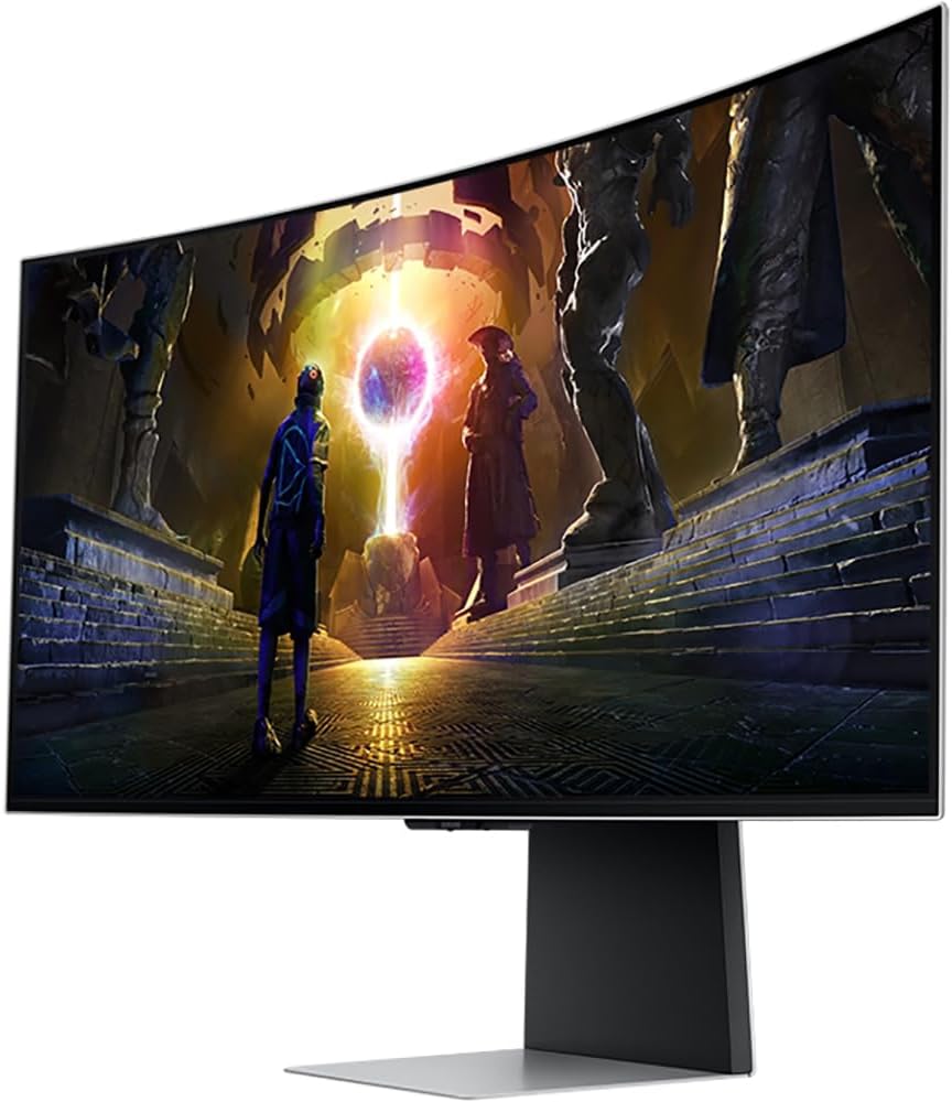 Samsung G85SD 34-inch Odyssey OLED G8 Ultra-WQHD Curved Gaming Monitor - (Renewed)