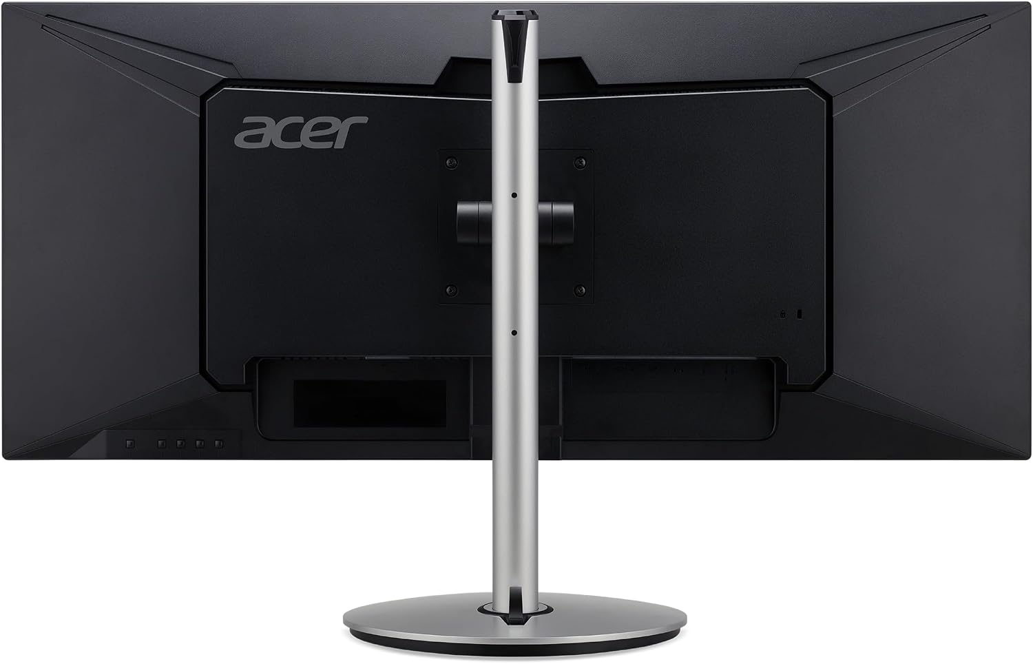 acer CB342CU semiphuzx 34' QHD 3440 x 1440 Professional Docking Monitor AMD FreeSync Height Adjustable Stand with Swivel, Tilt & Pivot (USB Type-C, Display Port 1.2, HDMI 2.0, RJ-45 & USB Ports)