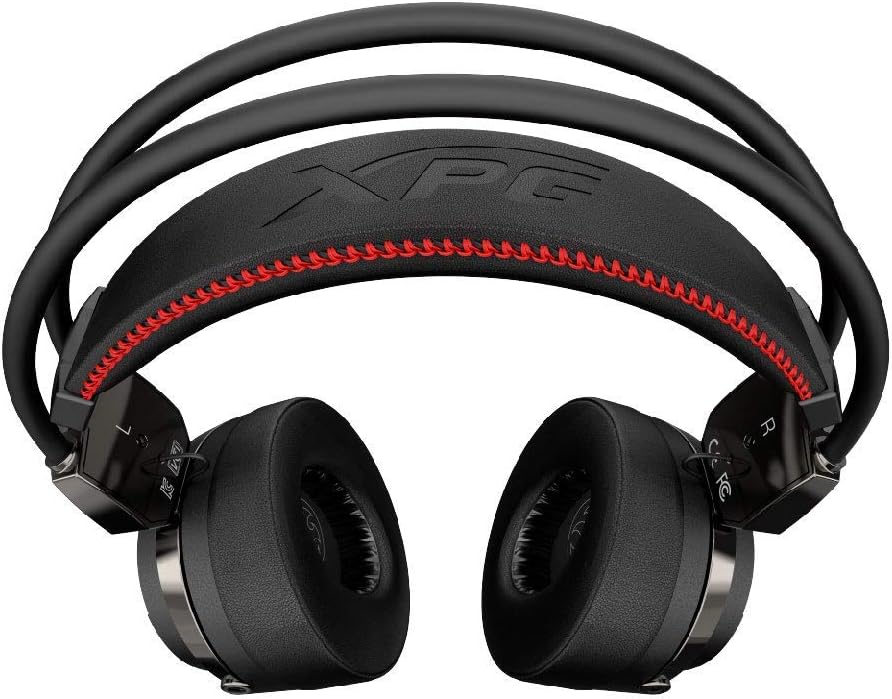 XPG Precog Gaming Headset with Mic Hi-Fidelity Dual Drivers 7.1 Virtual Surround Sound (XPG Precog), One Size