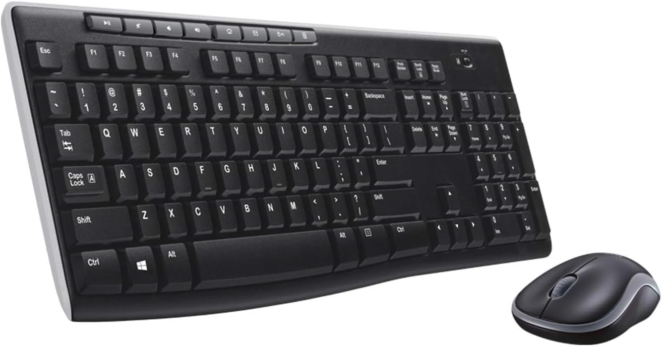 MSI MAG 27C6X Curved 27 inch 1920 x 1080 Full HD 250Hz 1ms Gaming Monitor, Bundle with Less Blue Light, Adaptive Sync, HDMI, DisplayPort, MK270 Wireless Keyboard & Mouse, Gel Mouse & Wrist Pad