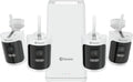 Swann AllSecure650™ Wi-Fi Security Camera System with 1 TB HDD, 4 Camera 8 Channel, 2K HD NVR Home Security Cameras Wireless Outdoor Indoor, Night Vision Surveillance Camera, Heat and Motion Detection
