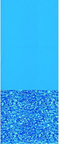 Swimline 15 Foot Durable Stylish Easy Installation Long Lasting Wall Overlap Liner for Round Above Ground Swimming Pool, Swirl Blue