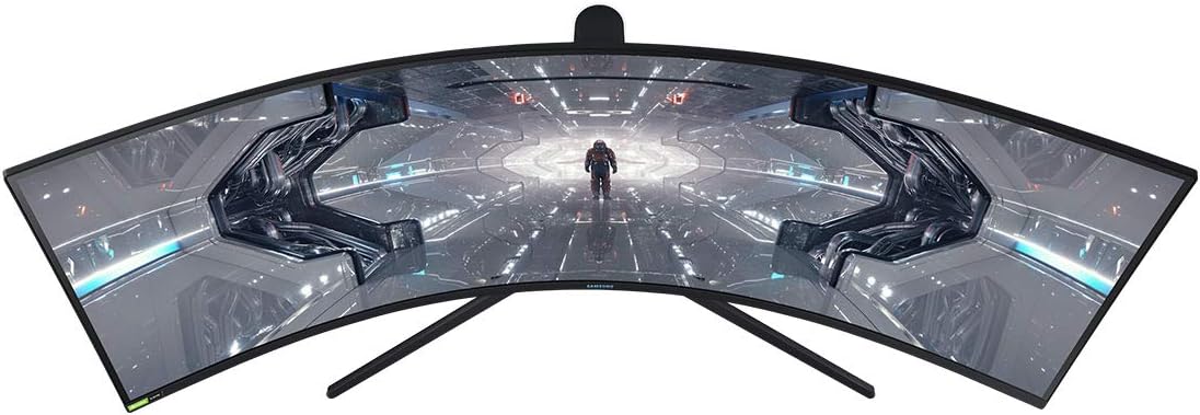 SAMSUNG Odyssey 49-in 5K QHD 1440p Gaming G9 Computer Monitor LC49G97TSSNXDC