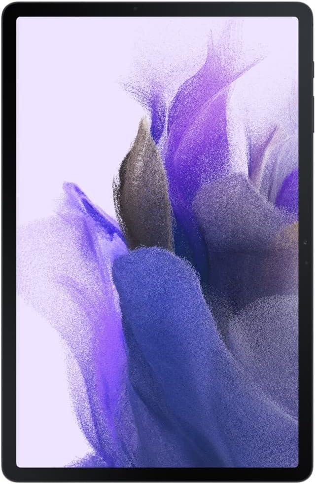 Samsung Galaxy Tab S7 FE 2021 Android Tablet 12.4' Screen WiFi + LTE Unlocked 64GB Long-Lasting Battery Powerful Performance, Mystic Black - S-Pen NOT Included - (Renewed)