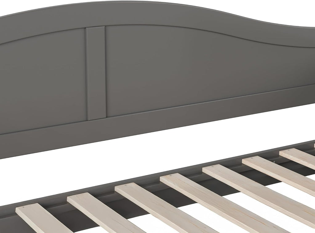 AFI, Acadia Twin Size Wood Daybed Frame with Twin Trundle, Grey