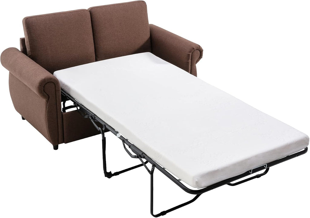 Sleeper Couch Small Sofa for Living Room or Bedroom Including Pull Out Bed