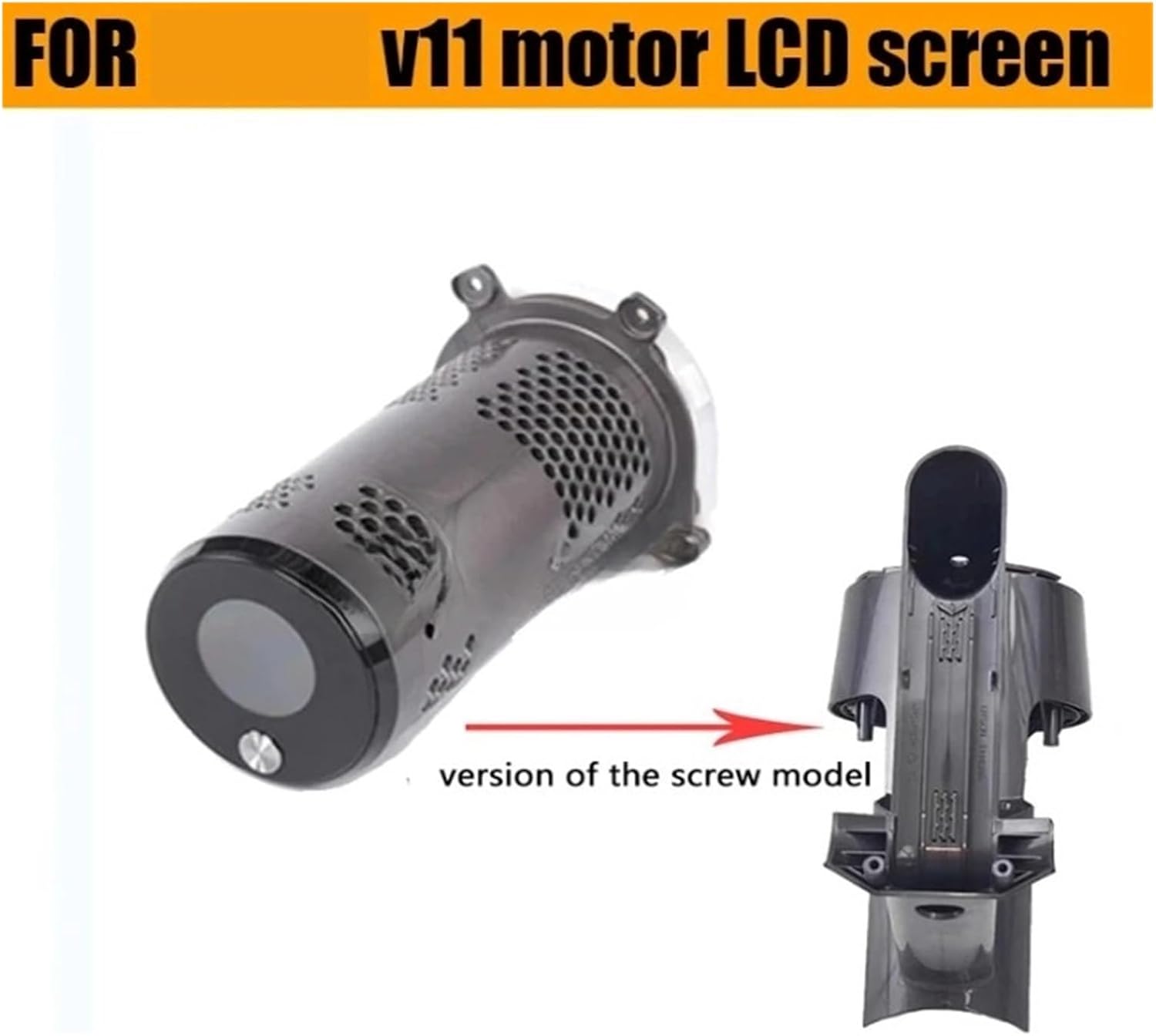 Compatible for Dyson V11,Motor Handheld Wireless Vacuum Cleaner Accessorie LED LCD Handle Spare Parts(LCD)