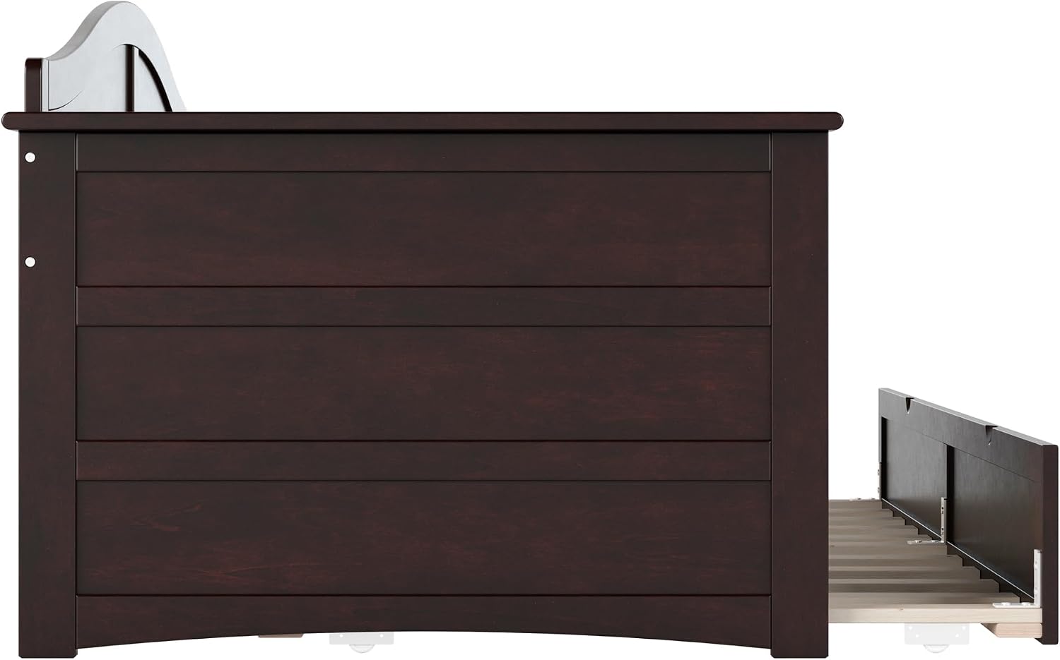 AFI, Acadia Twin Size Wood Daybed Frame with Twin Trundle, Espresso (Black)