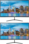 acer Nitro ED320QR S Curved 32-inch 1080P Full HD 165 Hz 1 ms LED Gaming Monitor, 2-Pack Bundle with Eye Care, Frameless, FreeSync, HDMI, DisplayPort, black