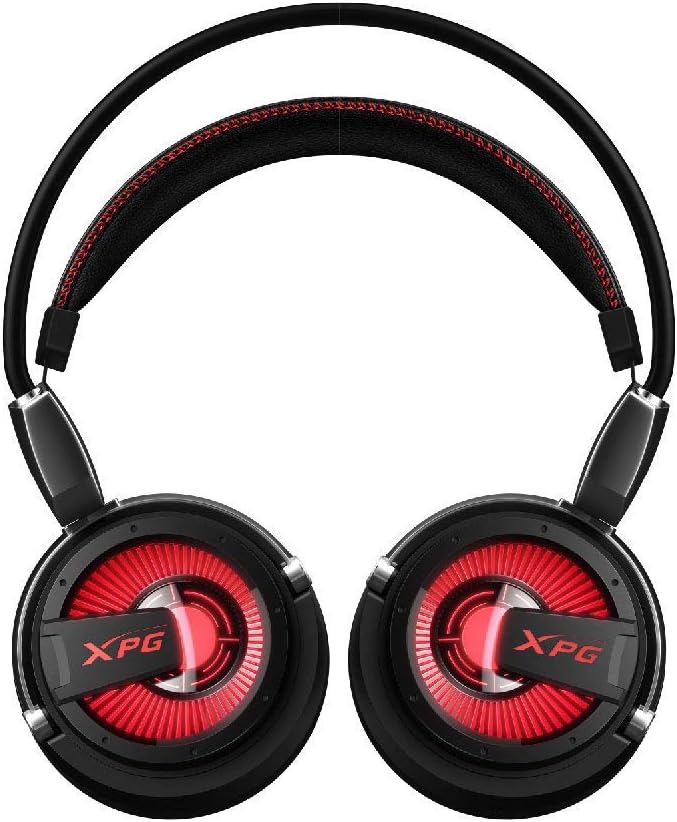 XPG Precog Gaming Headset with Mic Hi-Fidelity Dual Drivers 7.1 Virtual Surround Sound (XPG Precog), One Size