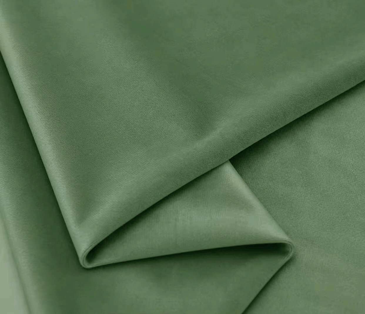 Velvet Pets Friendly Sectional Corner Sofa Covers Made Compatible with IKEA Ektorp 4 Four Seat Couch Sofa Slipcovers (Velvet Light Green Ektorp 2+2)