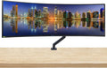 Samsung Odyssey G9 49-inch Curved 1440P Dual QHD 240Hz 1ms QLED Gaming Monitor with DisplayPort, HDMI, USB Hub - Desk Mount Monitor Stand (C49G97TSSN), black