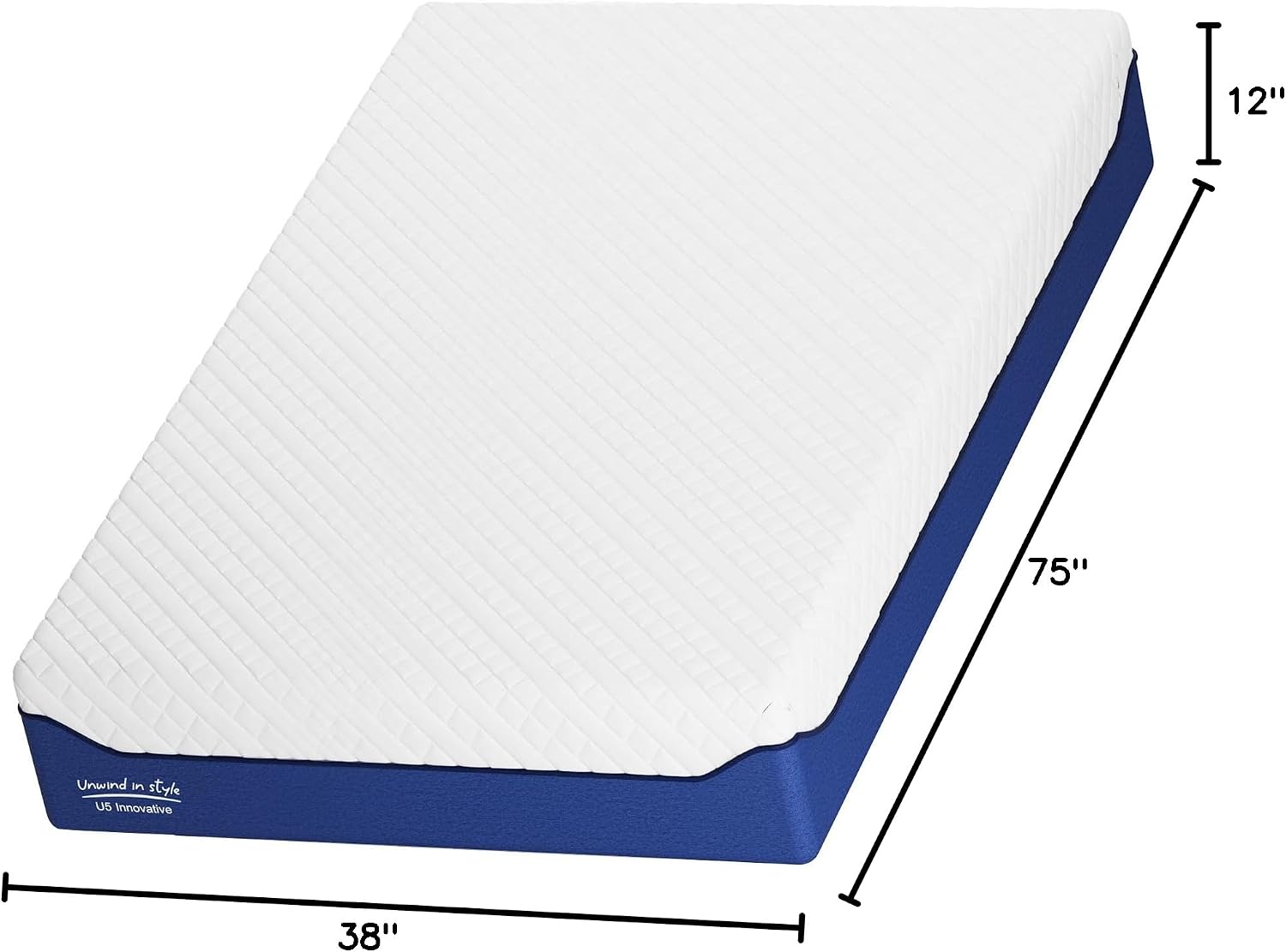 Twin Mattress, 12 Inch Green Tea Gel Memory Foam Mattress Twin, Cooling Gel Infused Mattress for Pressure Relief, Bed in a Box CertiPUR-US Certified & Fiberglass Free, Washable Cover